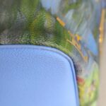 LV Neverfull LV x Jeff Koong Master Monet MM Blue Coated Canvas with Leather and Gold Hardware #GUUCE-1 - Image 15