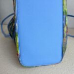 LV Neverfull LV x Jeff Koong Master Monet MM Blue Coated Canvas with Leather and Gold Hardware #GUUCE-1 - Image 12