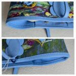 LV Neverfull LV x Jeff Koong Master Monet MM Blue Coated Canvas with Leather and Gold Hardware #GUUCE-1 - Image 20
