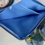 LV Neverfull LV x Jeff Koong Master Monet MM Blue Coated Canvas with Leather and Gold Hardware #GUUCE-1 - Image 45