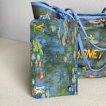 LV Neverfull LV x Jeff Koong Master Monet MM Blue Coated Canvas with Leather and Gold Hardware #GUUCE-1 - Image 52
