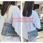 LV Neverfull LV x Jeff Koong Master Monet MM Blue Coated Canvas with Leather and Gold Hardware #GUUCE-1 - Image 55