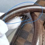 LV Nolita Brown Damier Ebene Coated Canvas with Leather and Gold Hardware #RYLR-1 - Image 25