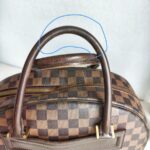 LV Nolita Brown Damier Ebene Coated Canvas with Leather and Gold Hardware #RYLR-1 - Image 18