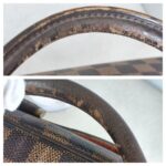 LV Nolita Brown Damier Ebene Coated Canvas with Leather and Gold Hardware #RYLR-1 - Image 26