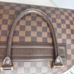 LV Nolita Brown Damier Ebene Coated Canvas with Leather and Gold Hardware #RYLR-1 - Image 24