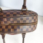 LV Nolita Brown Damier Ebene Coated Canvas with Leather and Gold Hardware #RYLR-1 - Image 10