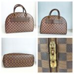 LV Nolita Brown Damier Ebene Coated Canvas with Leather and Gold Hardware #RYLR-1 - Image 2