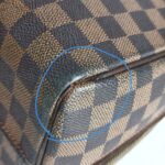LV Nolita Brown Damier Ebene Coated Canvas with Leather and Gold Hardware #RYLR-1 - Image 14