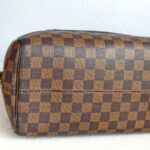 LV Nolita Brown Damier Ebene Coated Canvas with Leather and Gold Hardware #RYLR-1 - Image 11