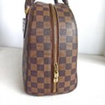 LV Nolita Brown Damier Ebene Coated Canvas with Leather and Gold Hardware #RYLR-1 - Image 8