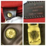 LV Nolita Brown Damier Ebene Coated Canvas with Leather and Gold Hardware #RYLR-1 - Image 27