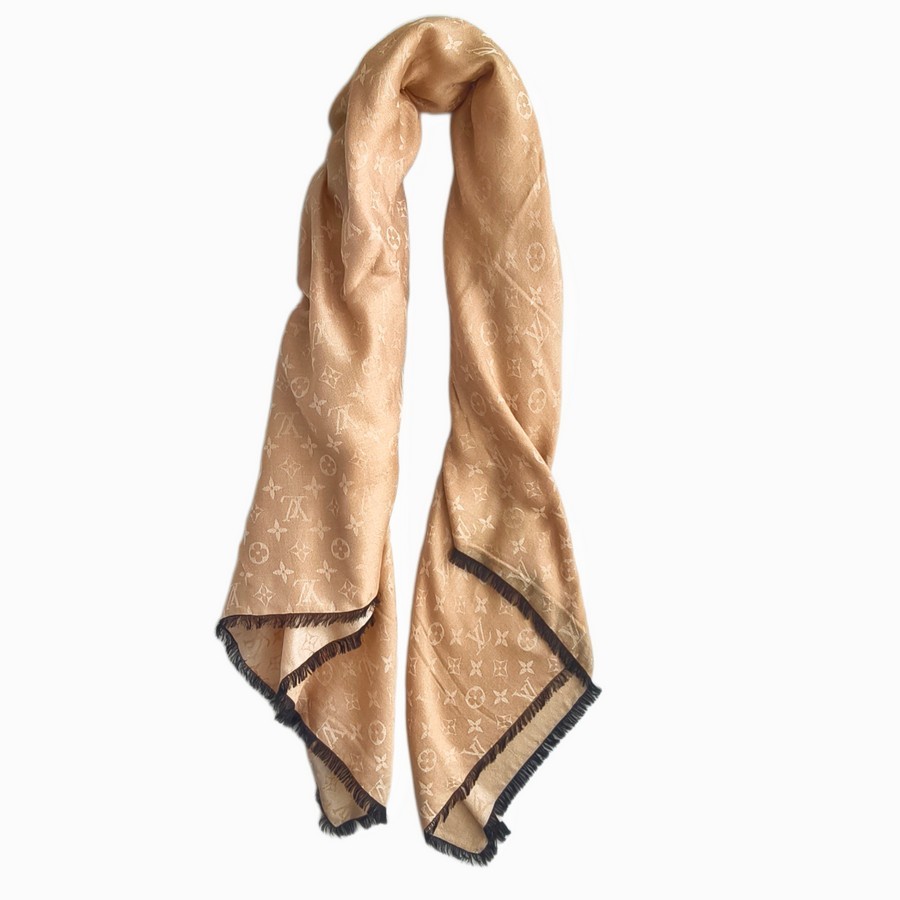 LV Shawl Monogram M76082 Scarf 90cm #RRKO-2