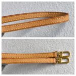 LV Strap Brown Leather and Gold Hardware #RSCK-9 - Image 4