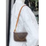 LV Strap Brown Leather and Gold Hardware #RSCK-9 - Image 7