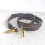 LV Strap Dark Brown Leather and Gold Hardware #RSUC-3