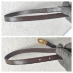 LV Strap Dark Brown Leather and Gold Hardware #RSUC-3 - Image 2