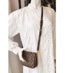 LV Strap Dark Brown Leather and Gold Hardware #RSUC-3 - Image 6