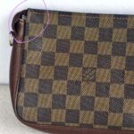 LV Trousse Makeup Pochette Damier Ebene Coated Canvas with Gold Hardware #GUUKT-4 - Image 2