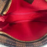 LV Trousse Makeup Pochette Damier Ebene Coated Canvas with Gold Hardware #GUUKT-4 - Image 22