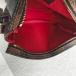 LV Trousse Makeup Pochette Damier Ebene Coated Canvas with Gold Hardware #GUUKT-4 - Image 23