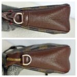 LV Trousse Makeup Pochette Damier Ebene Coated Canvas with Gold Hardware #GUUKT-4 - Image 8