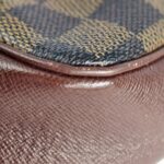 LV Trousse Makeup Pochette Damier Ebene Coated Canvas with Gold Hardware #GUUKT-4 - Image 15