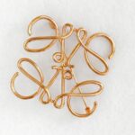 Loewe Anagram Gold Metal Brooch #GUUYR-11 - Image 3