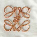 Loewe Anagram Gold Metal Brooch #GUUYR-11 - Image 4