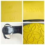 Loewe Petal Stiletto Size 40 Black Leather #GUUKC-1 - Image 7