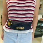 Moschino Waist Pouch Black Nylon with Gold Hardware #GUUUS-2 - Image 24