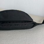Moschino Waist Pouch Black Nylon with Gold Hardware #GUUUS-2 - Image 9