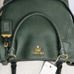 Prada BN2435 Bag Green Calf Leather WIth Gold Hardware #GUUCE-3 - Image 23