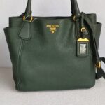 Prada BN2435 Bag Green Calf Leather WIth Gold Hardware #GUUCE-3 - Image 3