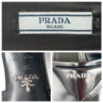Prada Sandal Black Leather with Silver Hardware #GUUCC-2 - Image 7