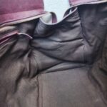YSL Chyc Tote Burgundy Goatskin with Gold Hardware #GUUUR-1 - Image 30