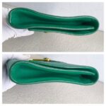 YSL Y-Ligne Clutch Green Leather with Gold Hardware #GUUUK-1 - Image 7