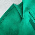 YSL Y-Ligne Clutch Green Leather with Gold Hardware #GUUUK-1 - Image 21