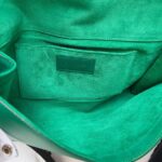 YSL Y-Ligne Clutch Green Leather with Gold Hardware #GUUUK-1 - Image 23
