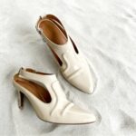 Balenciaga Pump Size 38 Cream Leather #KUTS-14