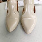 Balenciaga Pump Size 38 Cream Leather  #KUTS-14 - Image 3