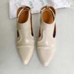 Balenciaga Pump Size 38 Cream Leather  #KUTS-14 - Image 2