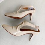 Balenciaga Pump Size 38 Cream Leather  #KUTS-14 - Image 4