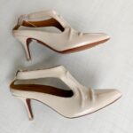 Balenciaga Pump Size 38 Cream Leather  #KUTS-14 - Image 5