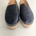 Chanel Espadrilles Size 36C Black Lambskin #GUUKR-1 - Image 3