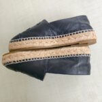 Chanel Espadrilles Size 36C Black Lambskin #GUUKR-1 - Image 4