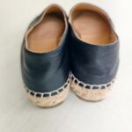 Chanel Espadrilles Size 36C Black Lambskin #GUUKR-1 - Image 7