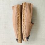 Chanel Espadrilles Size 39C Beige/Black Lambskin #GUUSU-1 - Image 5