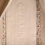 Chanel Espadrilles Size 39C Beige/Black Lambskin #GUUSU-1 - Image 10