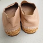 Chanel Espadrilles Size 39C Beige/Black Lambskin #GUUSU-1 - Image 4